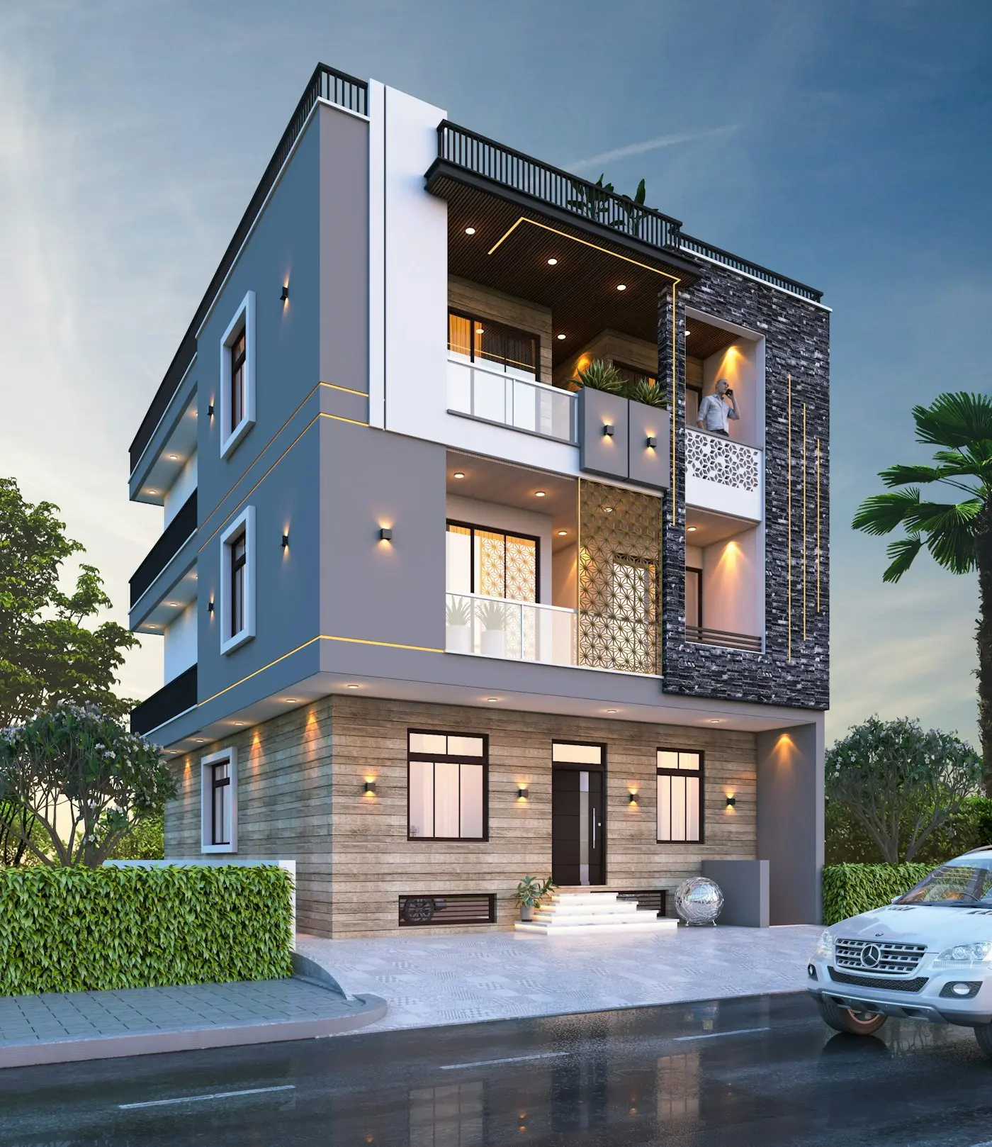 Nhà Phố Tân Cổ Điển 4 Tầng Hải Phòng